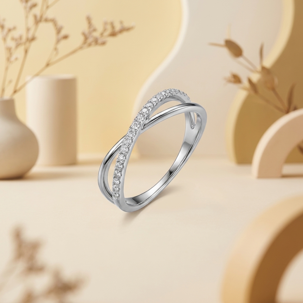 Criss-Cross Infinity Ring - Image 3