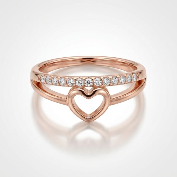 Rose Gold Heart Ring