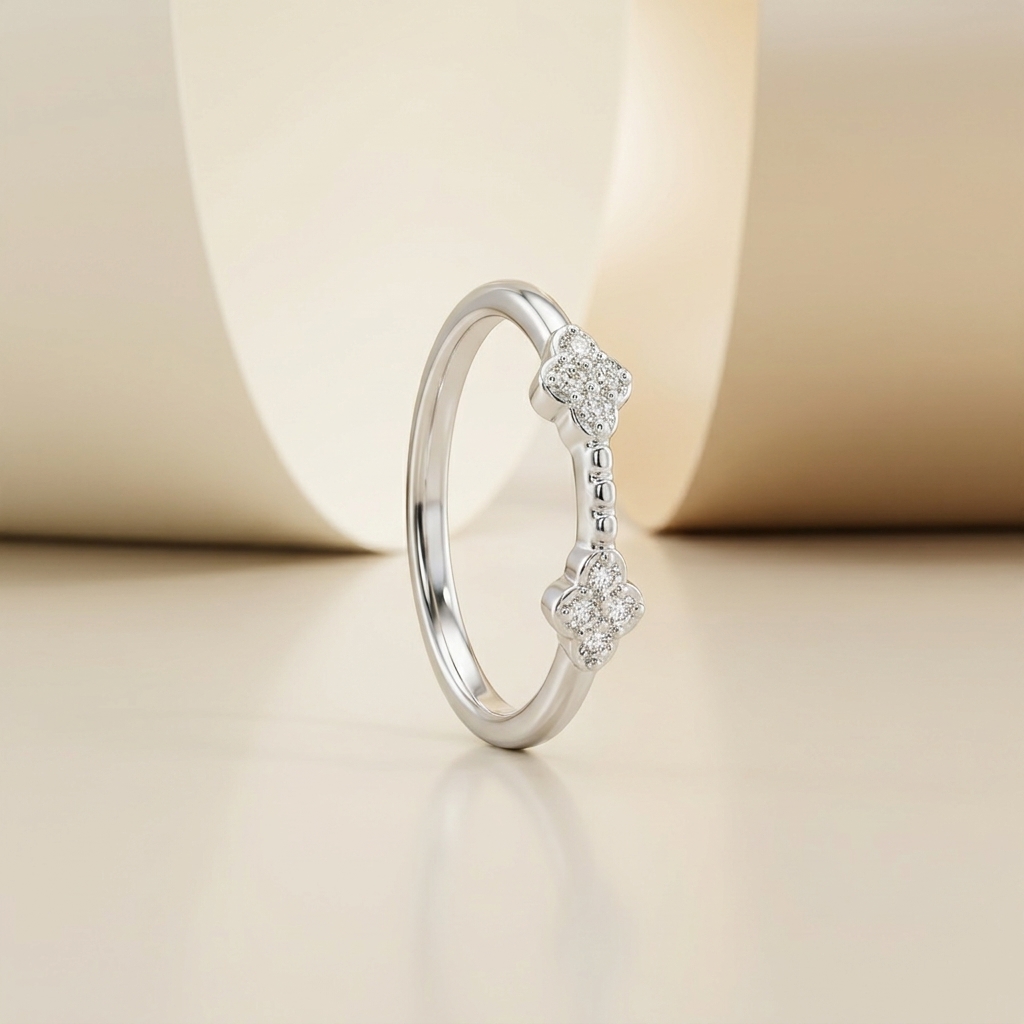 Floral Sparkle Ring - Image 2