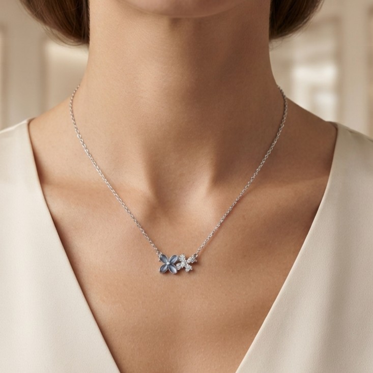 Blue Blossom Jewellery Set - Image 2